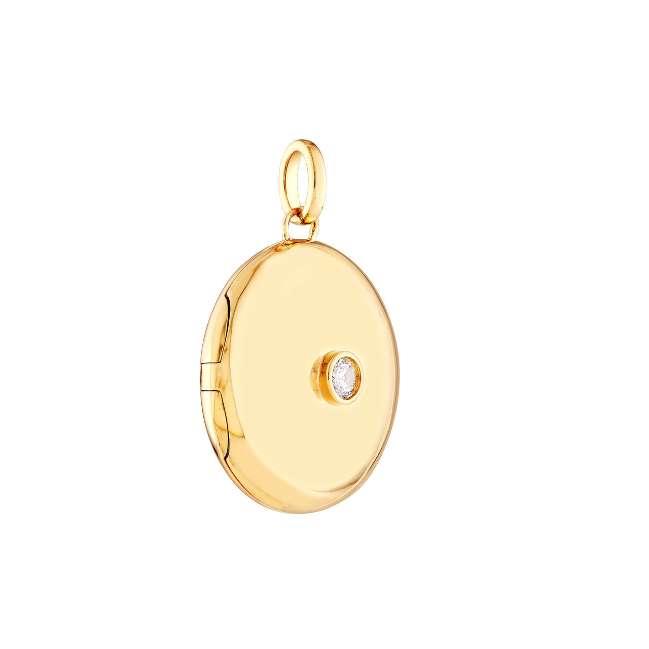 Diamond Locket 14K Yellow Gold