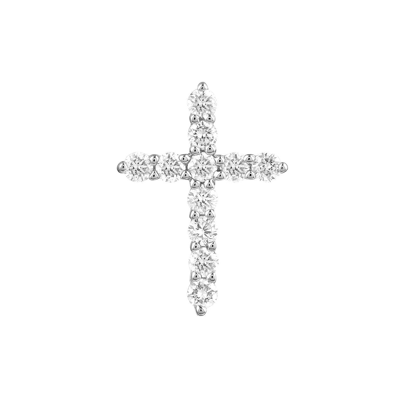Diamond Cross Pendant 14K Gold