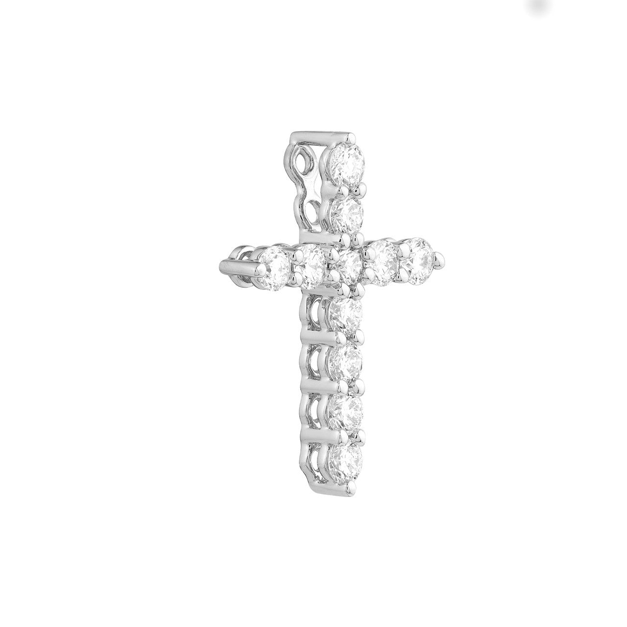 Diamond Cross Pendant 14K Gold