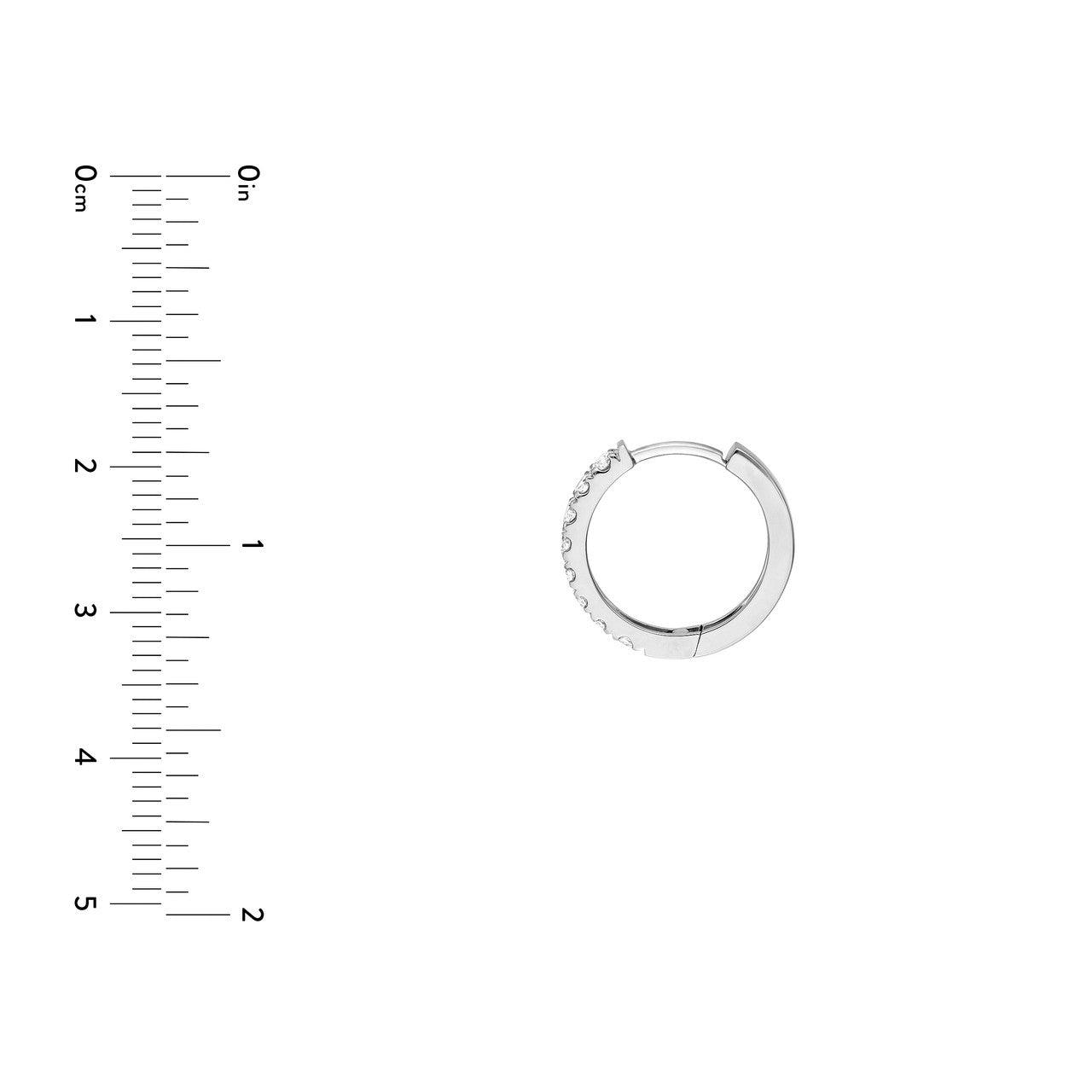 Diamond Huggies Earrings (1/2ctw) in 14K Yellow Gold and Yellow Gold