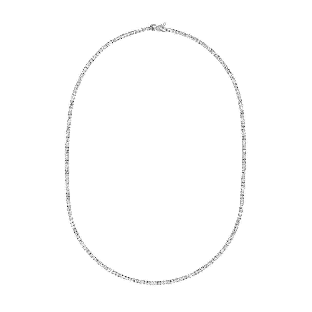 Diamond 16' Tennis Necklace in 14K Gold