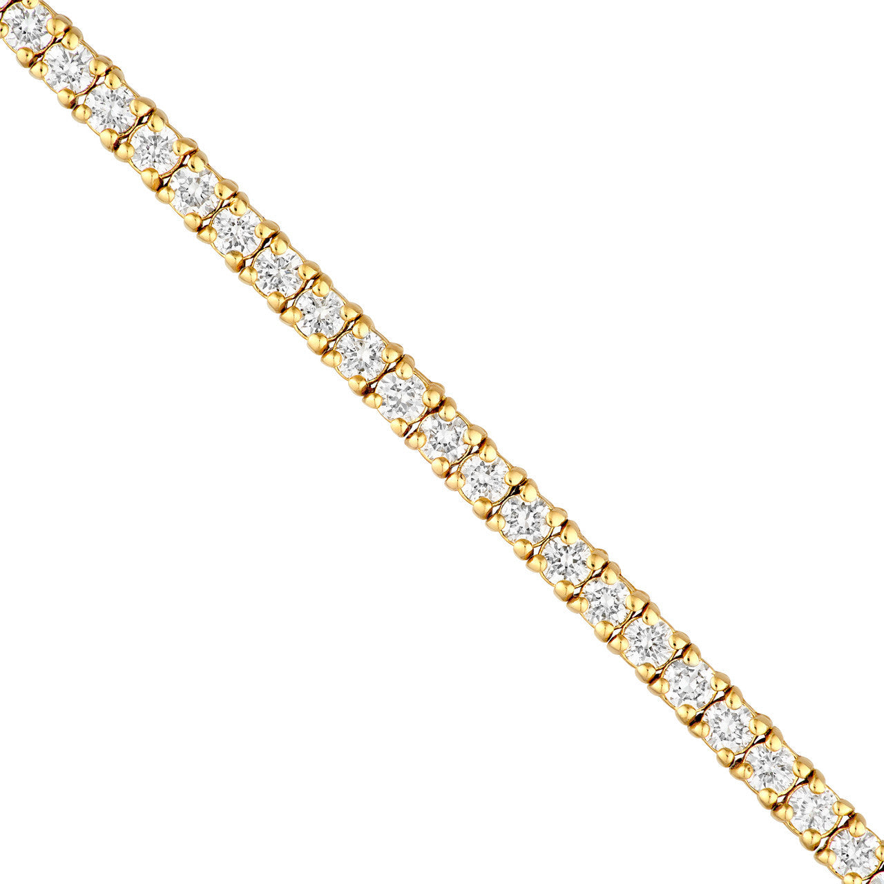 Diamond 18' Tennis Necklace 14K Gold