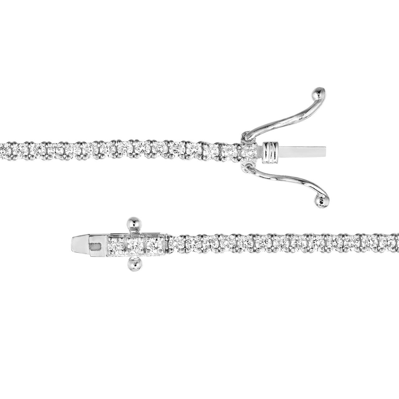 Diamond Tennis Bracelet 14K Gold