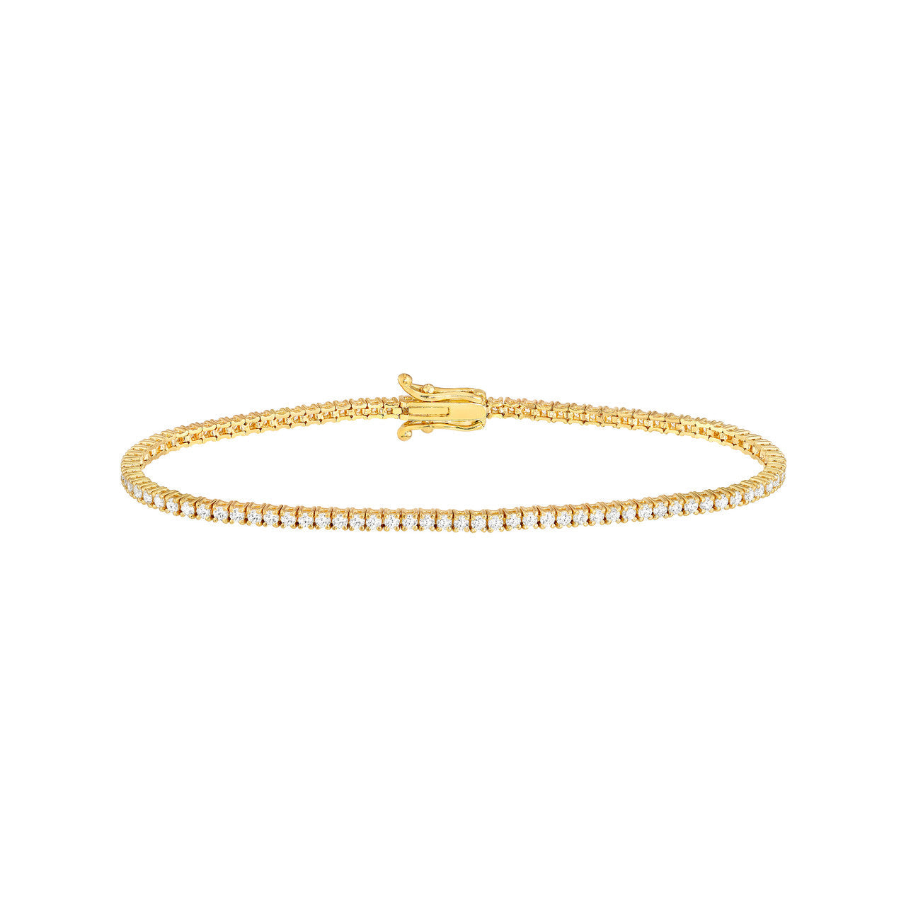 Diamond Tennis Bracelet 14K Gold