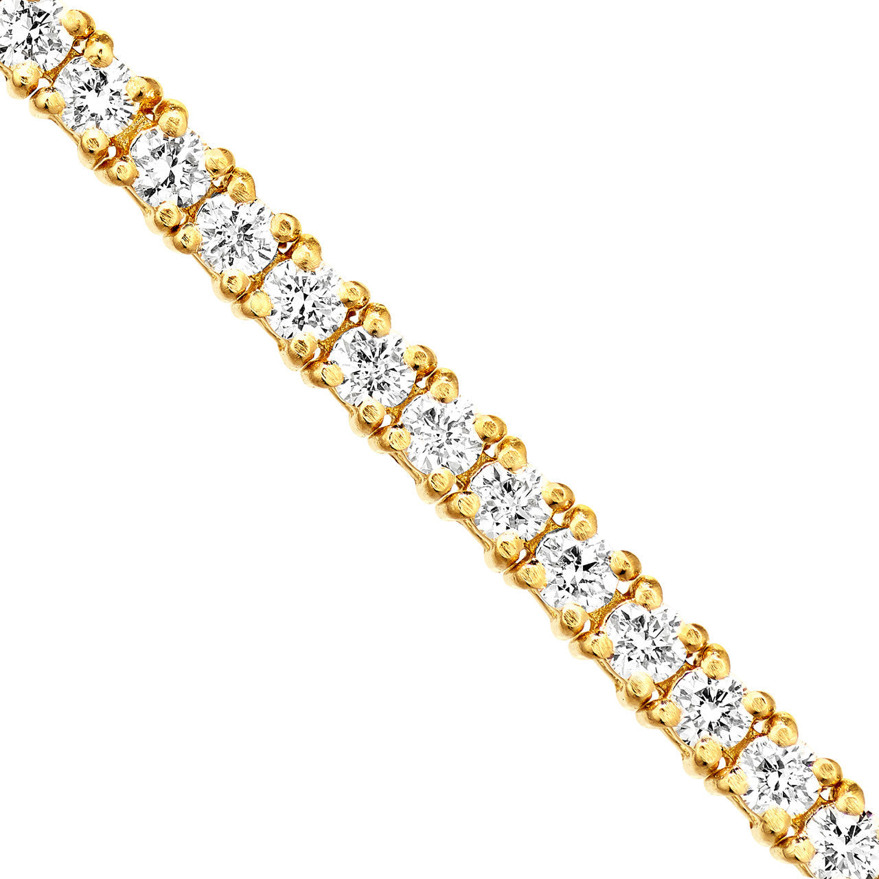 Diamond Tennis Bracelet 14K Gold