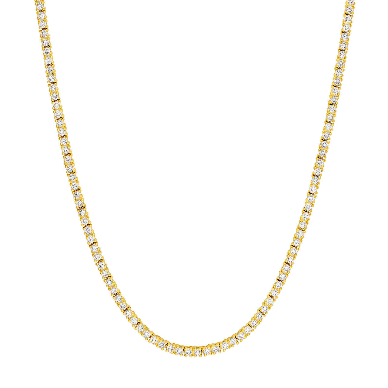 Diamond 16' Tennis Necklace in 14K Gold