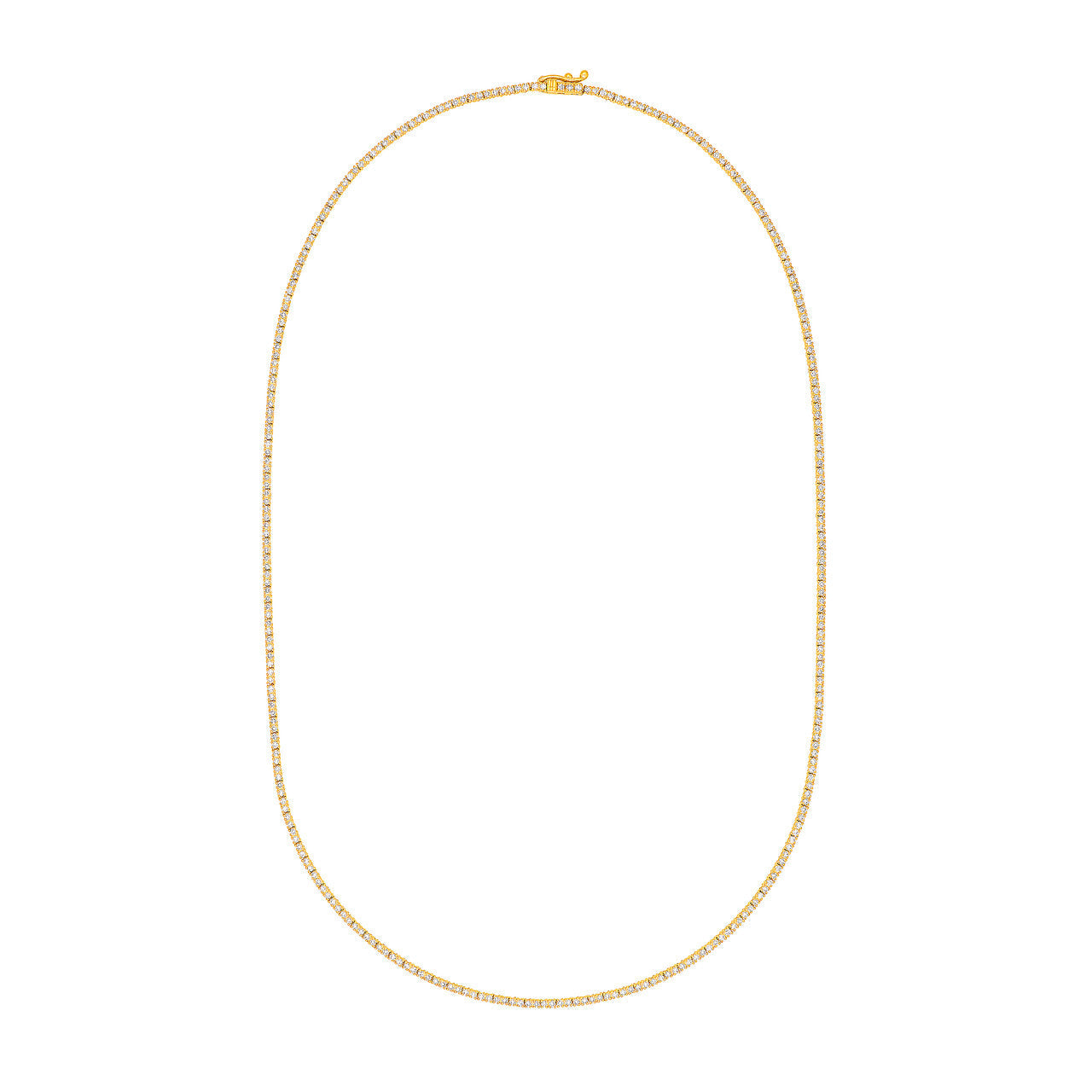 Diamond 16' Tennis Necklace in 14K Gold