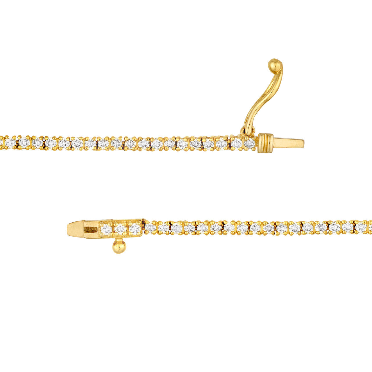Diamond 16' Tennis Necklace in 14K Gold