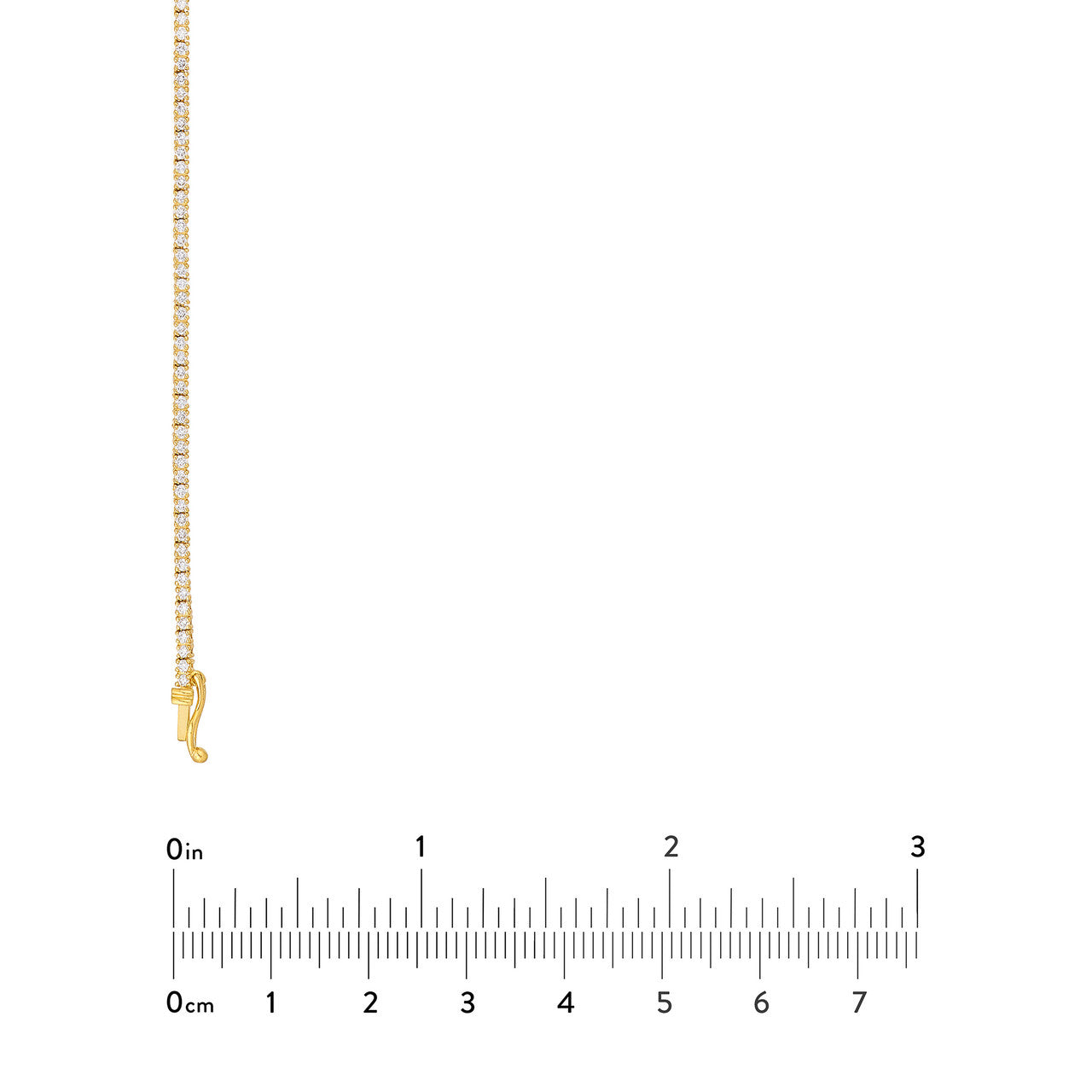 Diamond 16' Tennis Necklace in 14K Gold