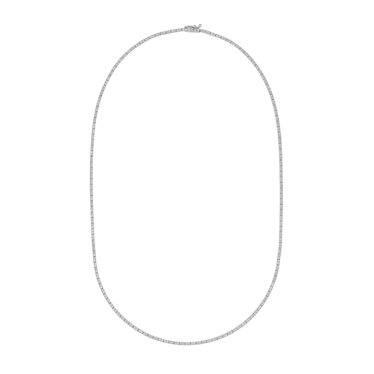 Diamond 16' Tennis Necklace in 14K Gold