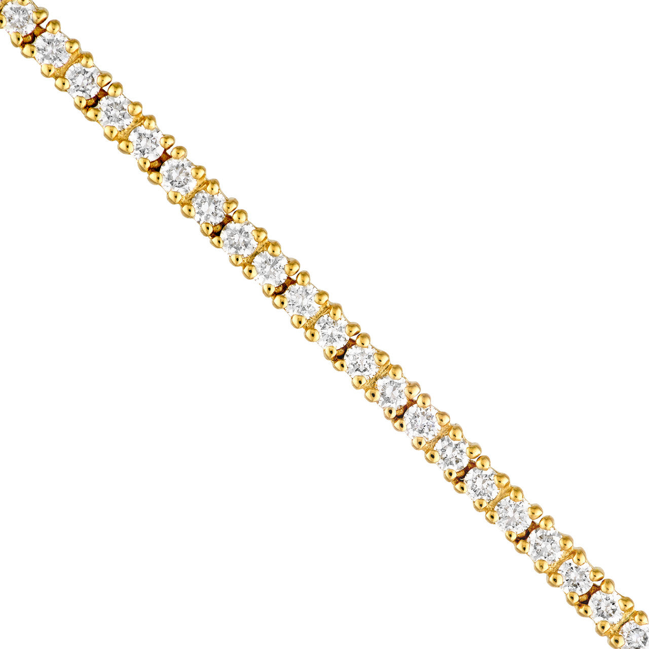 Diamond 18' Tennis Necklace 14K Gold