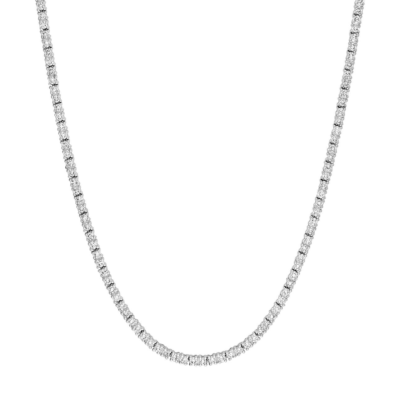 Diamond 18' Tennis Necklace 14K Gold