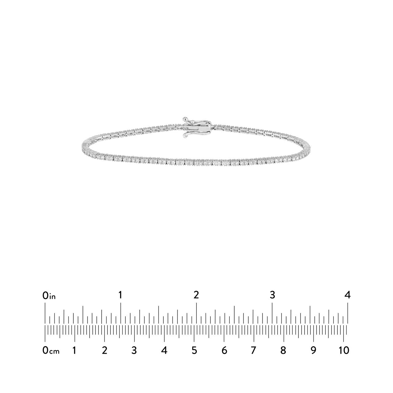 Diamond Tennis Bracelet 14K Gold