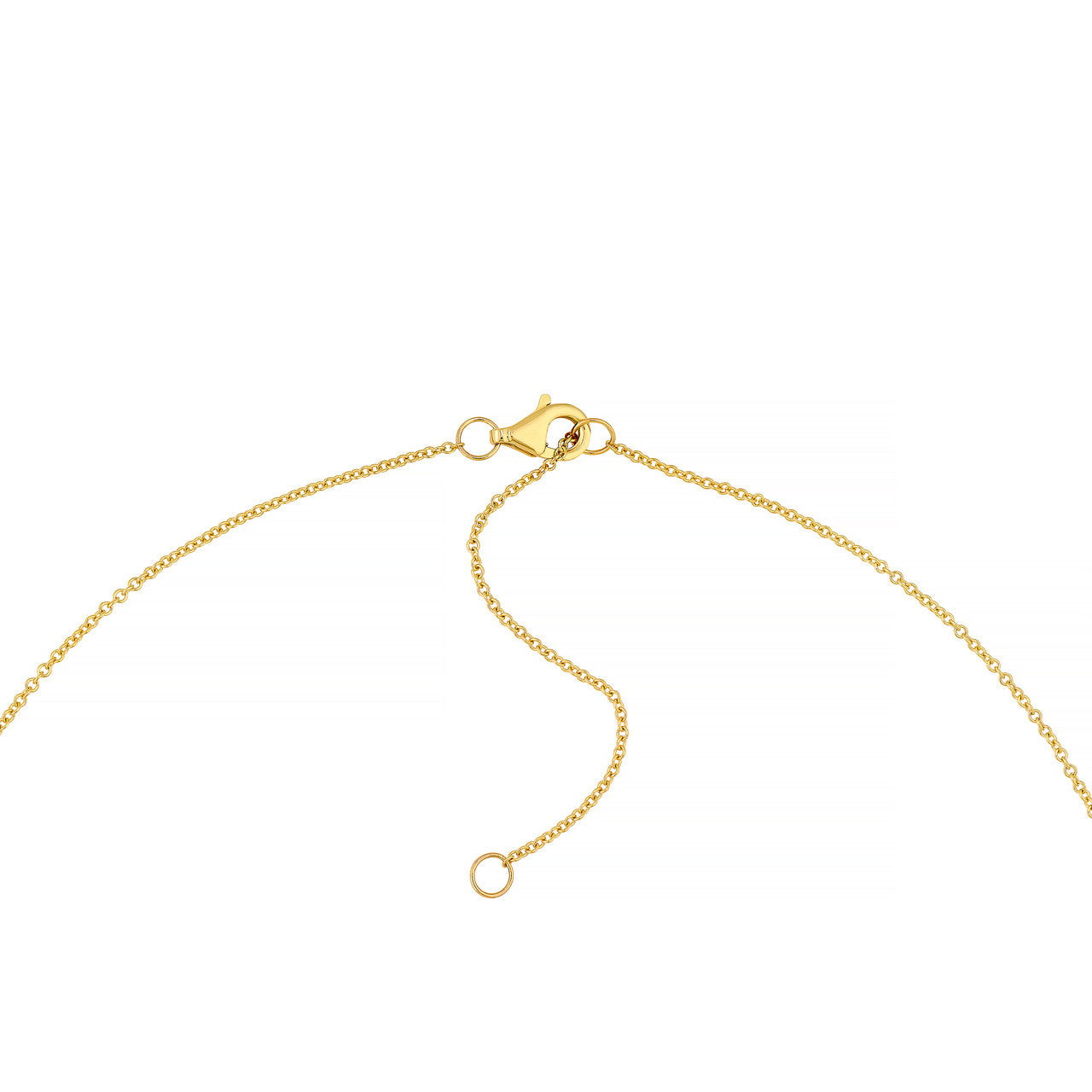 Diamond Pave Heart Necklace (1-1/3ctw) in 14K Two Tone Yellow and White Gold