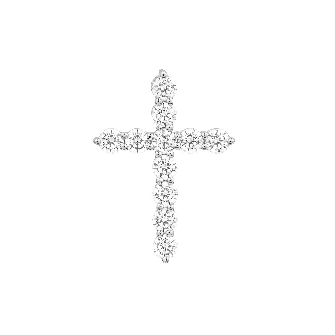 Diamond Cross Pendant 14K Gold