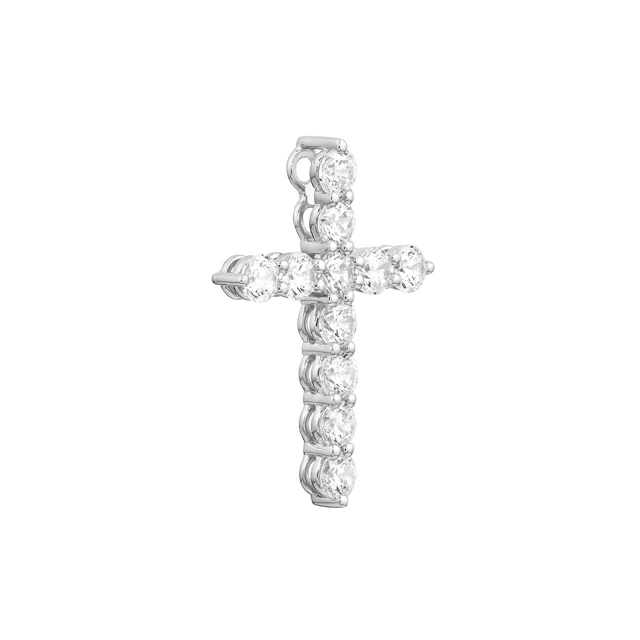 Diamond Cross Pendant 14K Gold