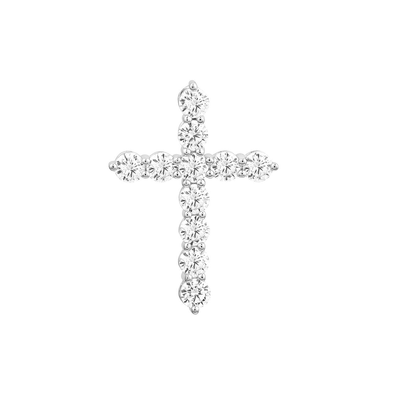 Diamond Cross Pendant 14K Gold