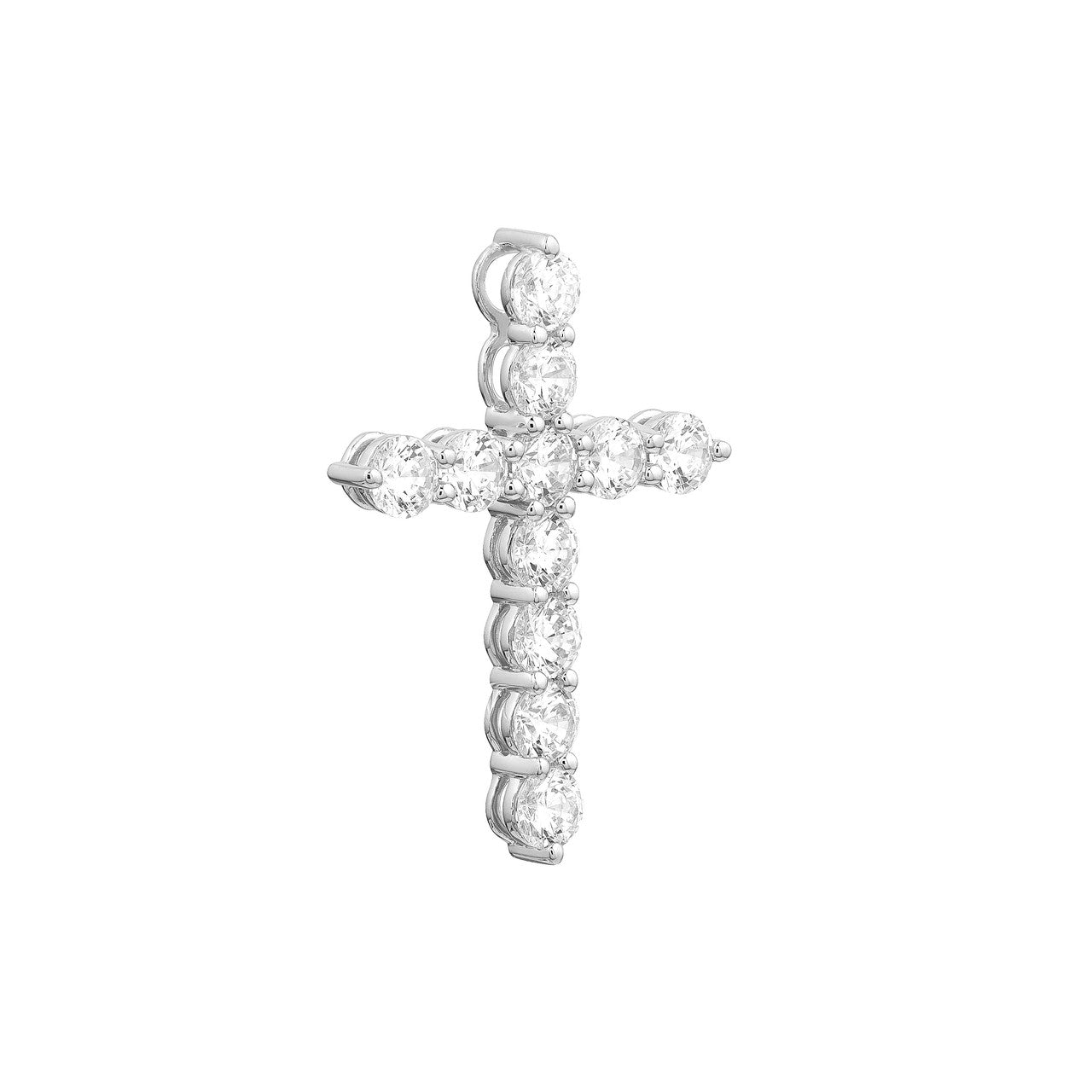 Diamond Cross Pendant 14K Gold