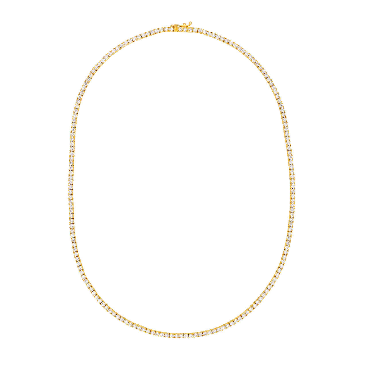 Diamond 16' Tennis Necklace in 14K Gold