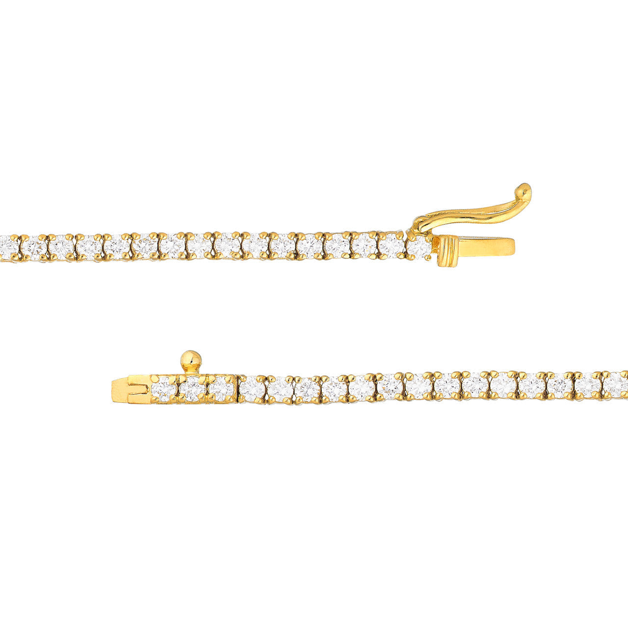 Diamond 16' Tennis Necklace in 14K Gold