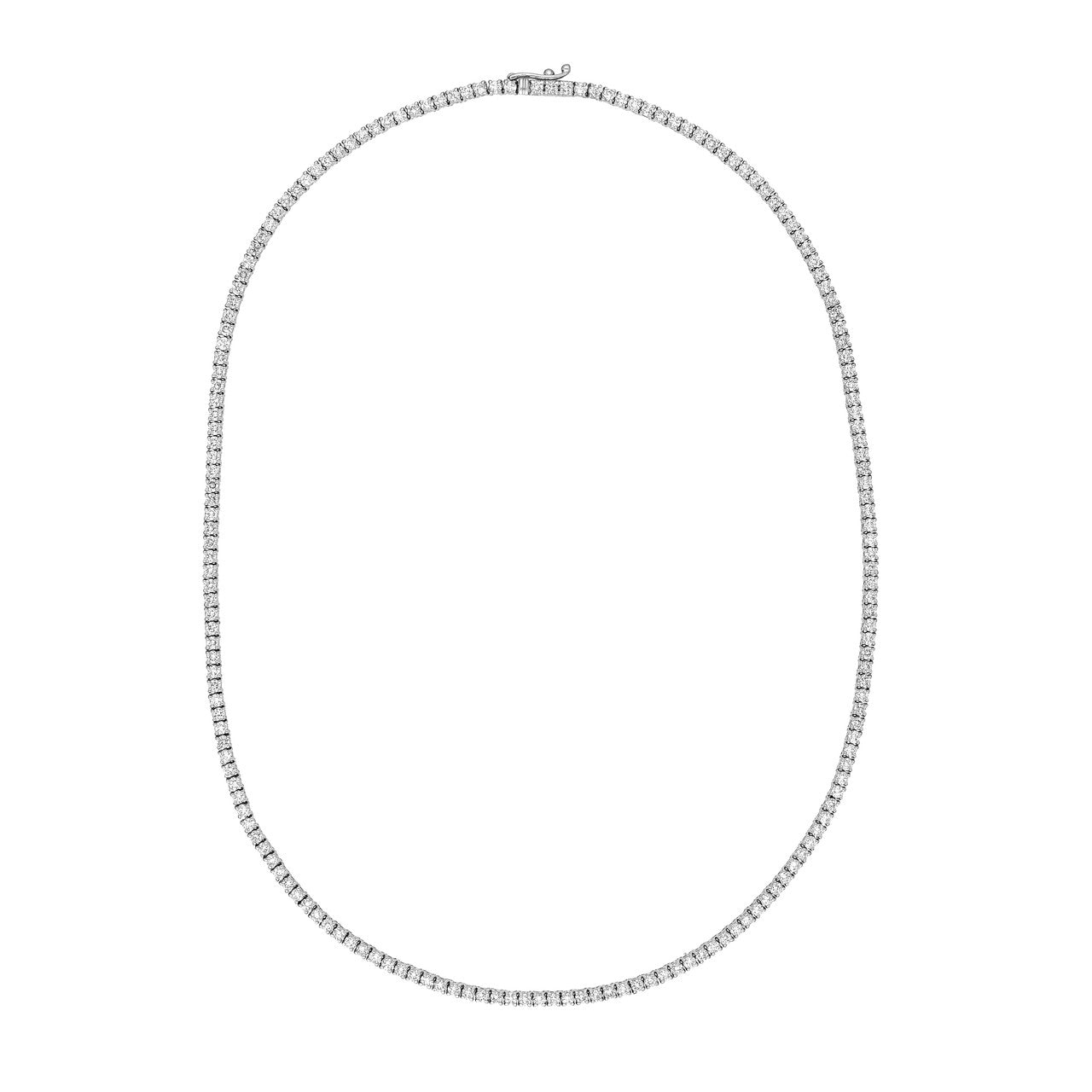Diamond 16' Tennis Necklace in 14K Gold