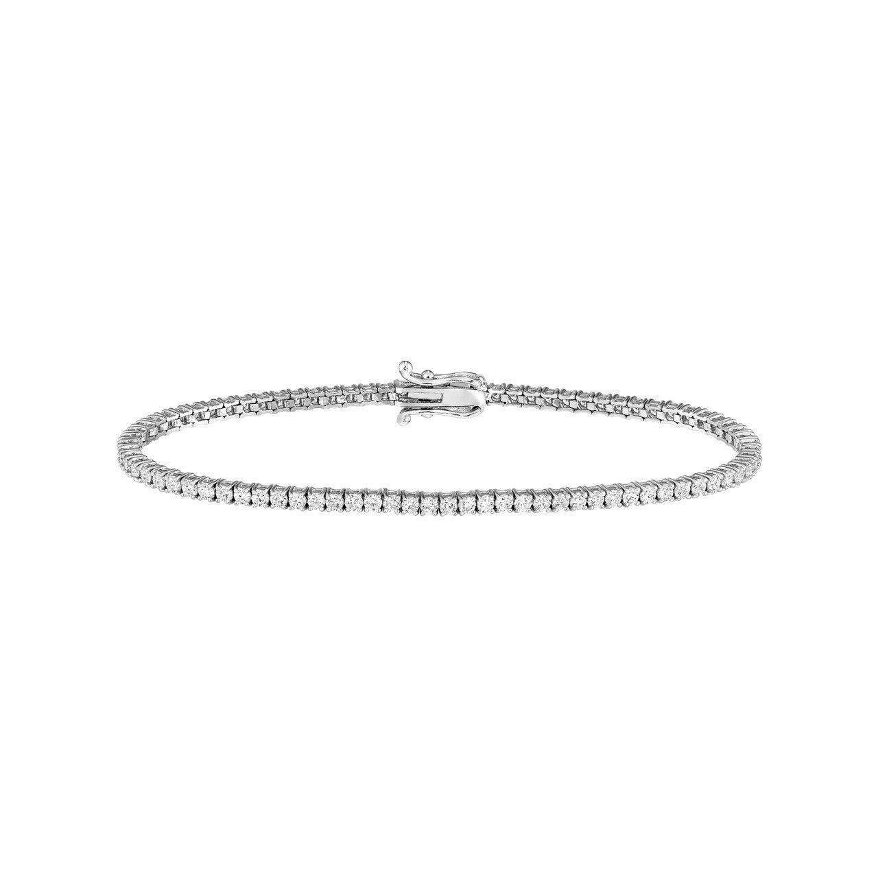 Diamond Tennis Bracelet 14K Gold