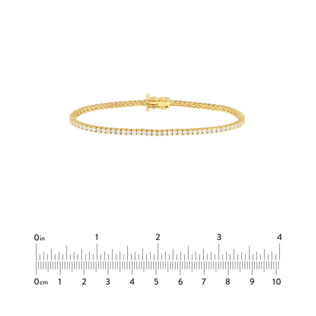 Diamond Tennis Bracelet 14K Gold