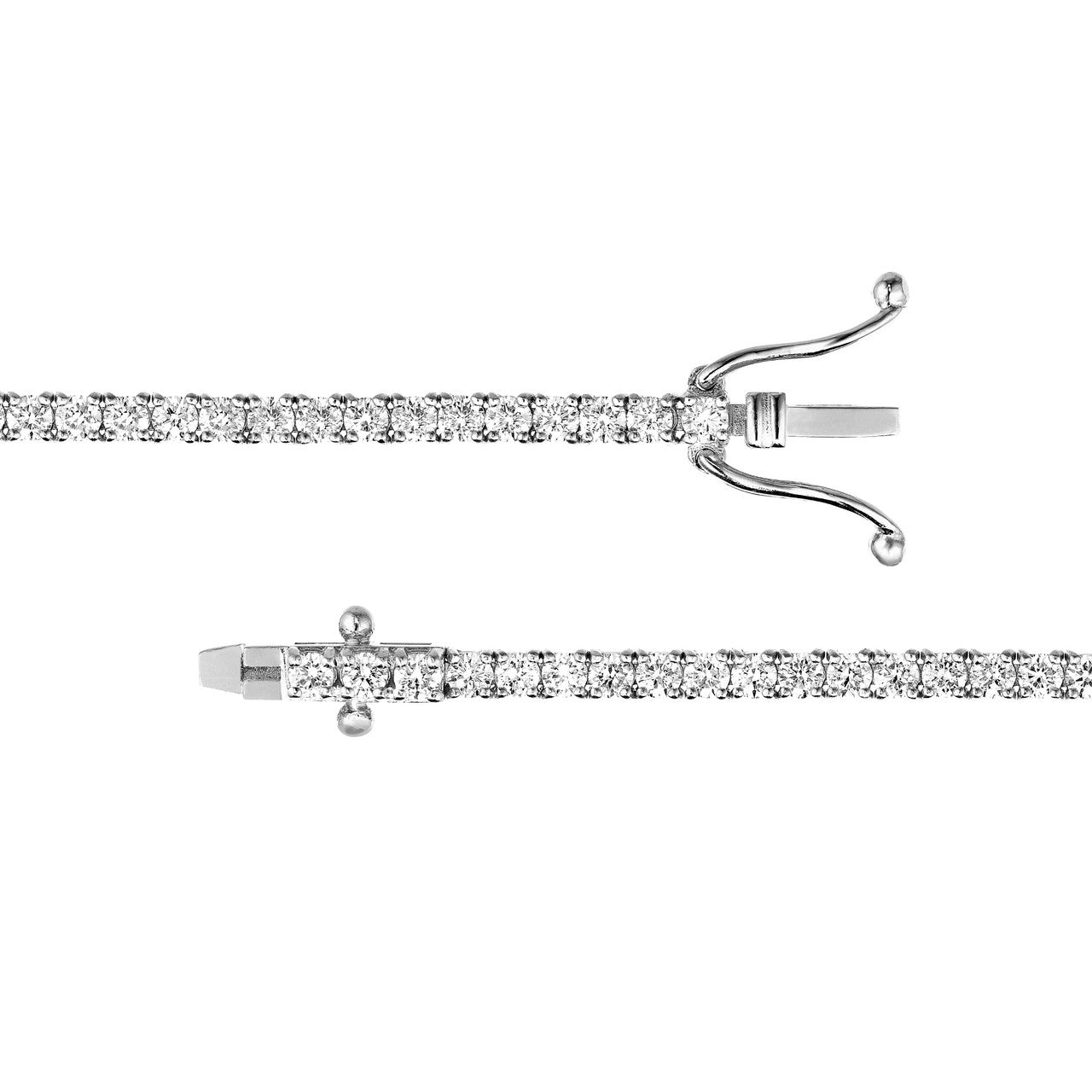 Diamond Tennis Bracelet 14K Gold