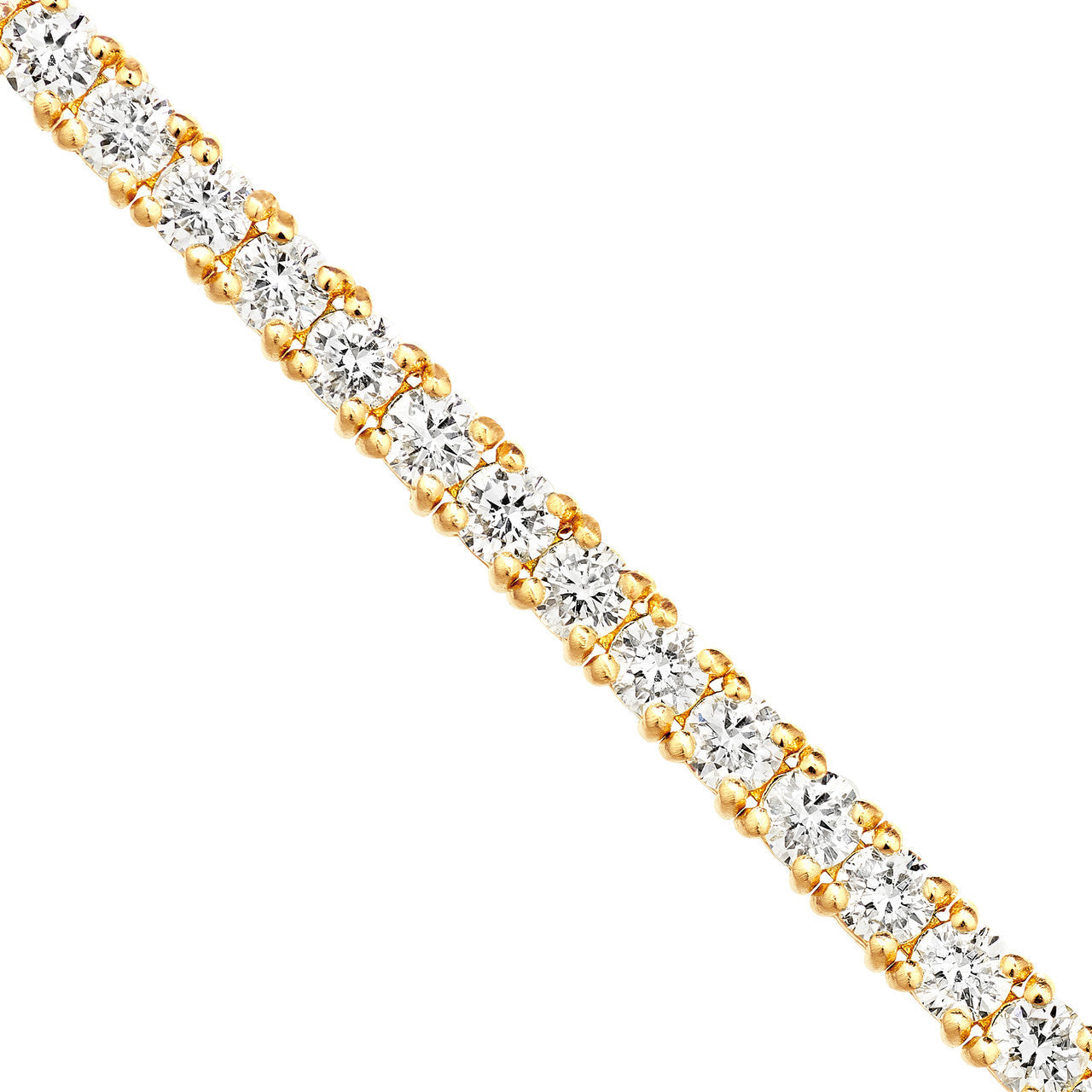 Diamond Tennis Bracelet 14K Gold