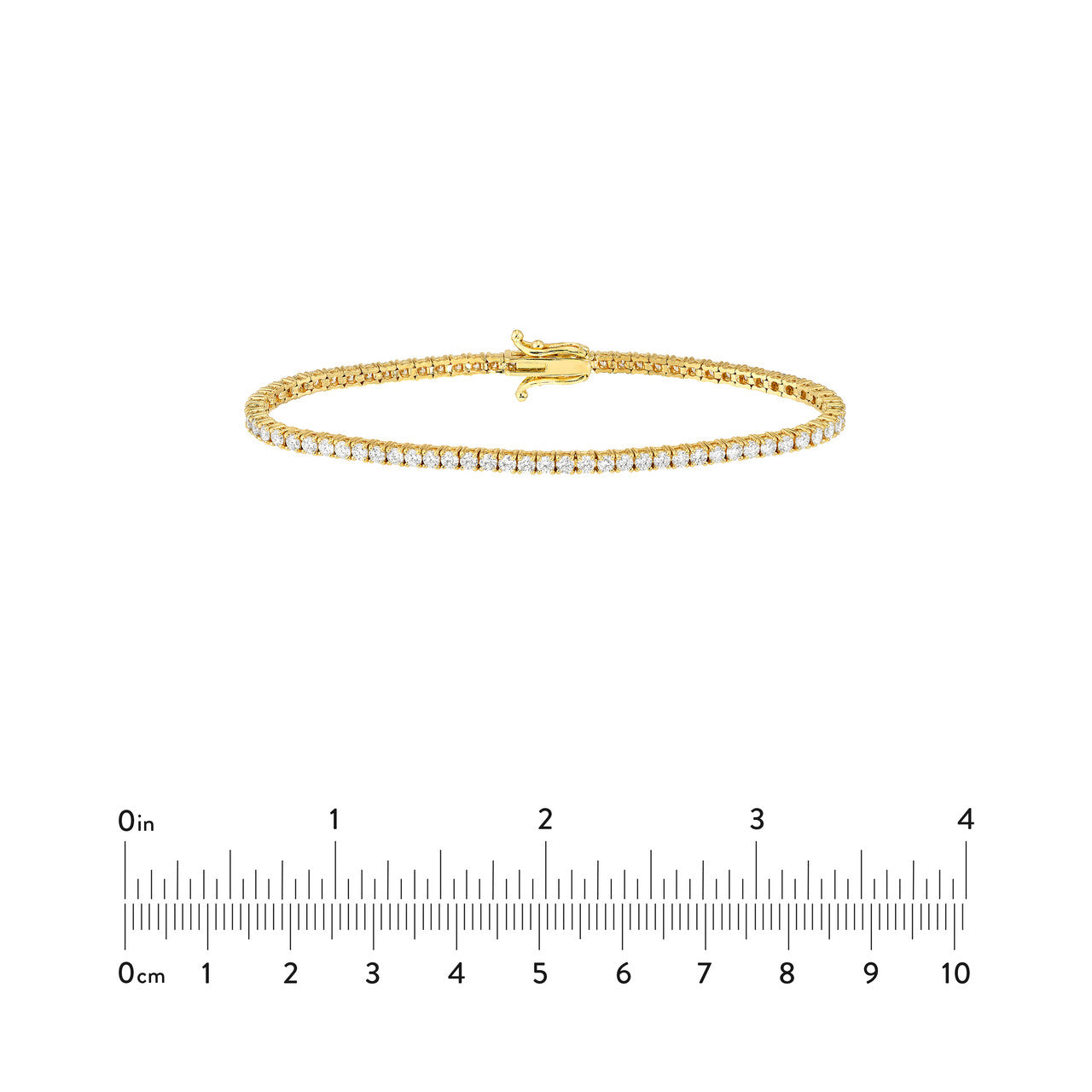 Diamond Tennis Bracelet 14K Gold