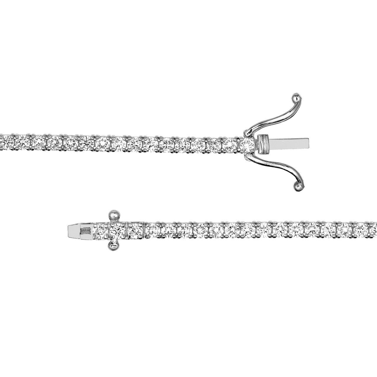 Diamond Tennis Bracelet 14K Gold