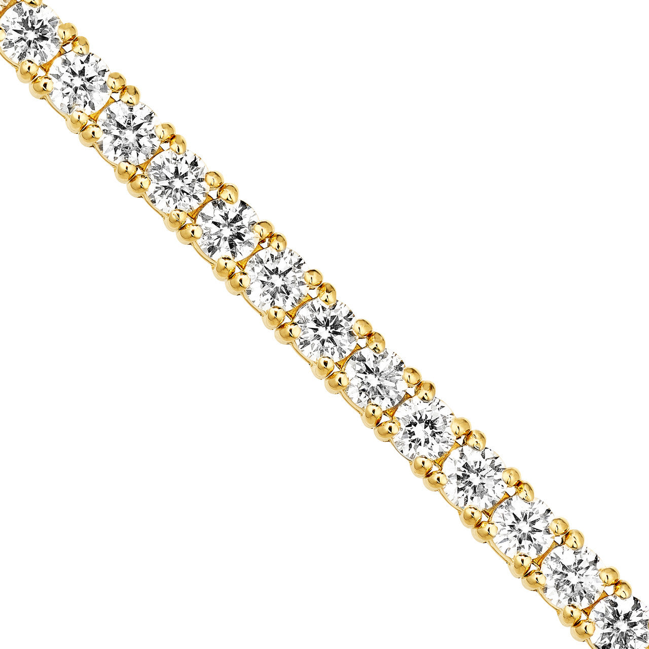 Diamond Tennis Bracelet 14K Gold