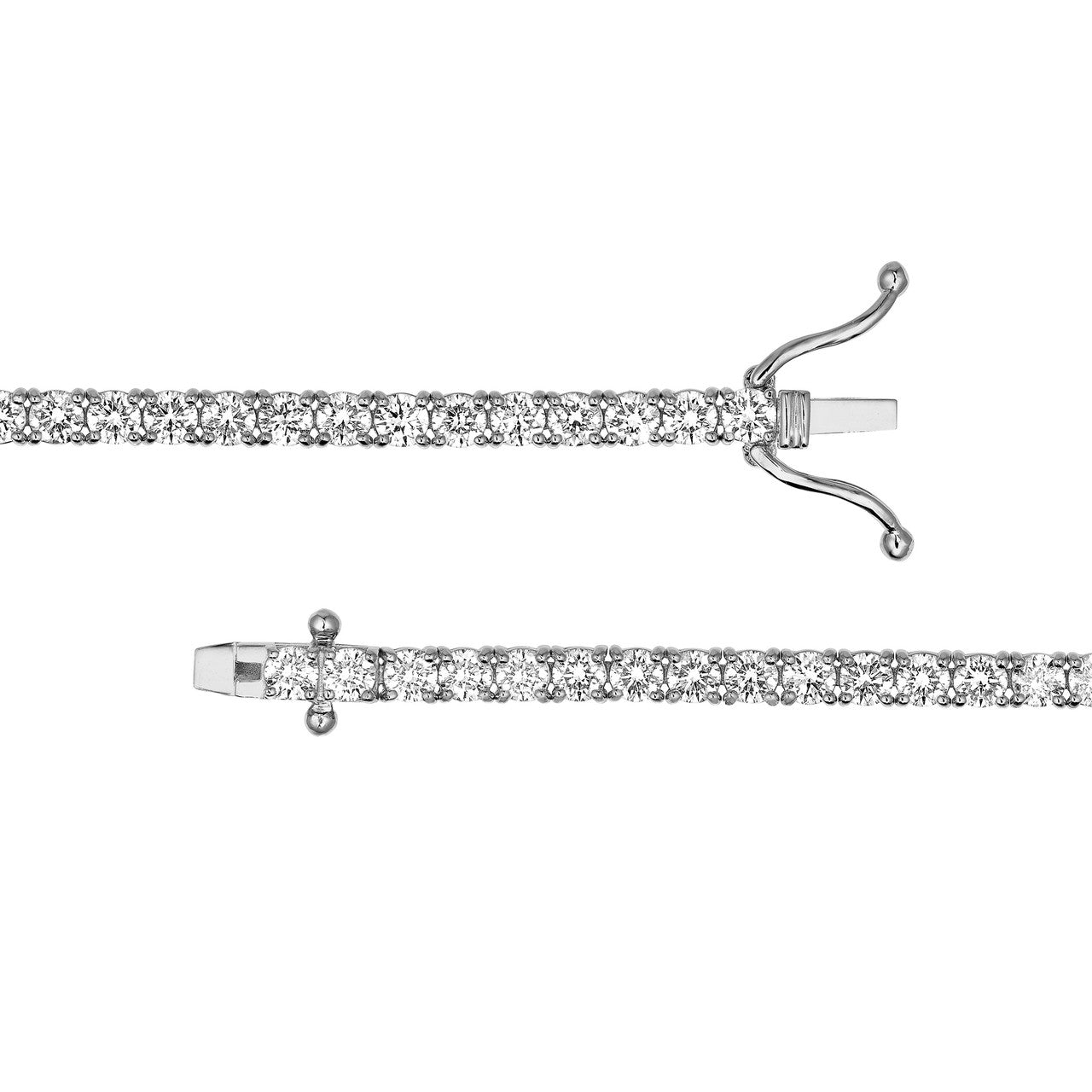 Diamond Tennis Bracelet 14K Gold
