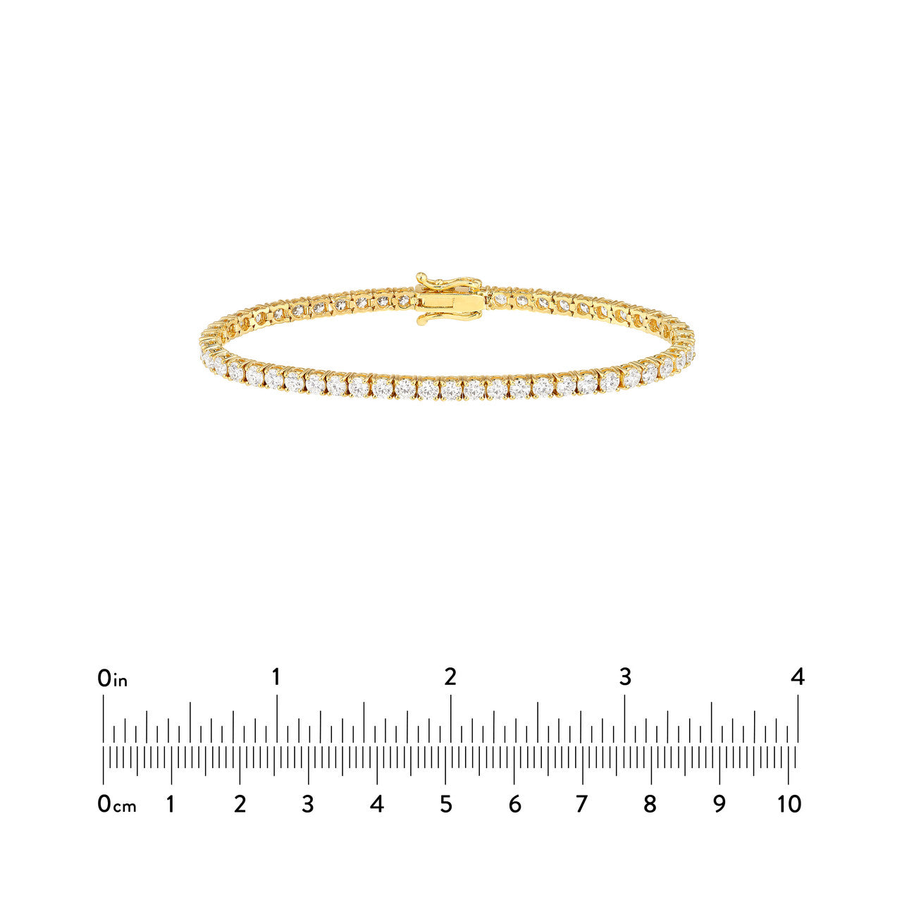 Diamond Tennis Bracelet 14K Gold