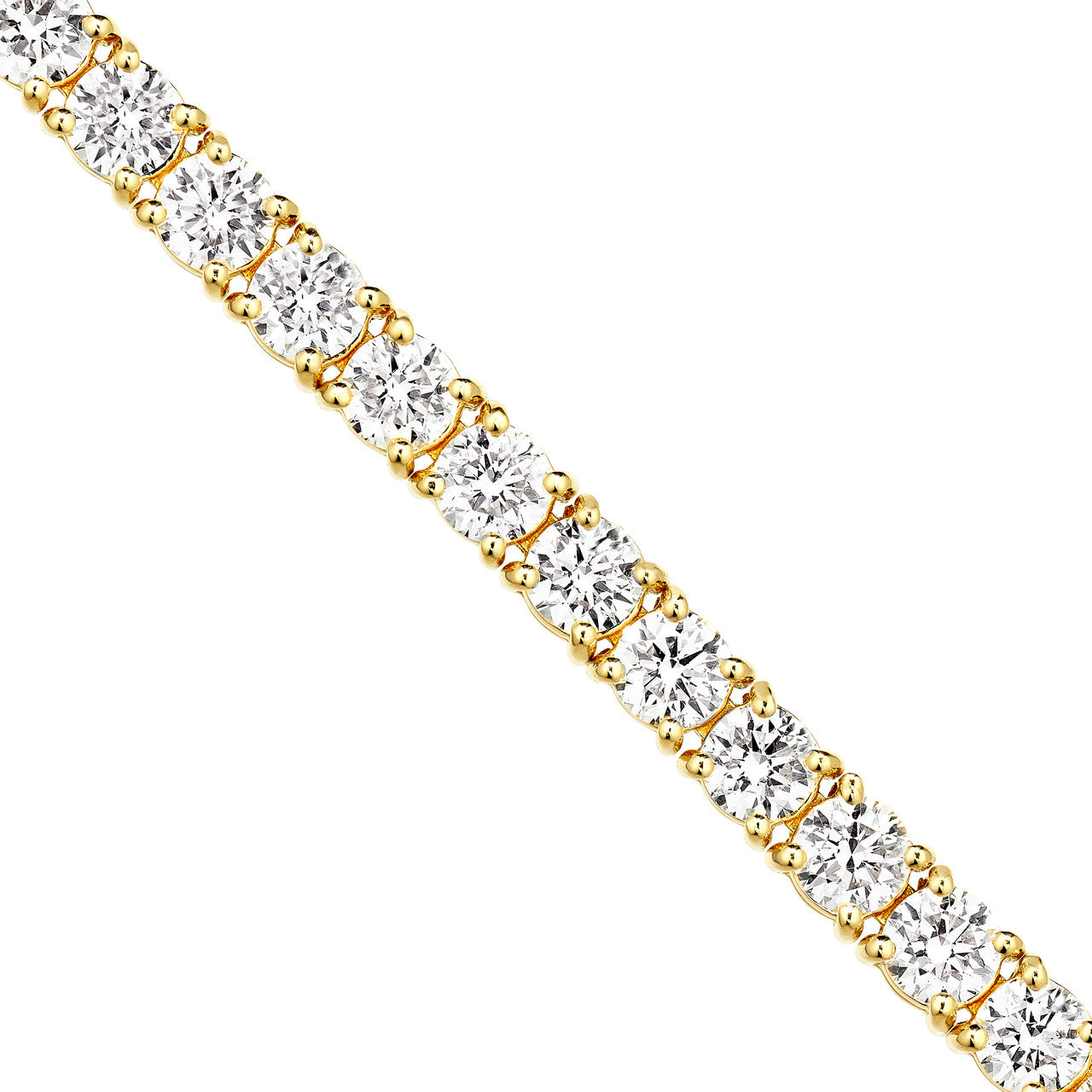 Diamond Tennis Bracelet 14K Gold