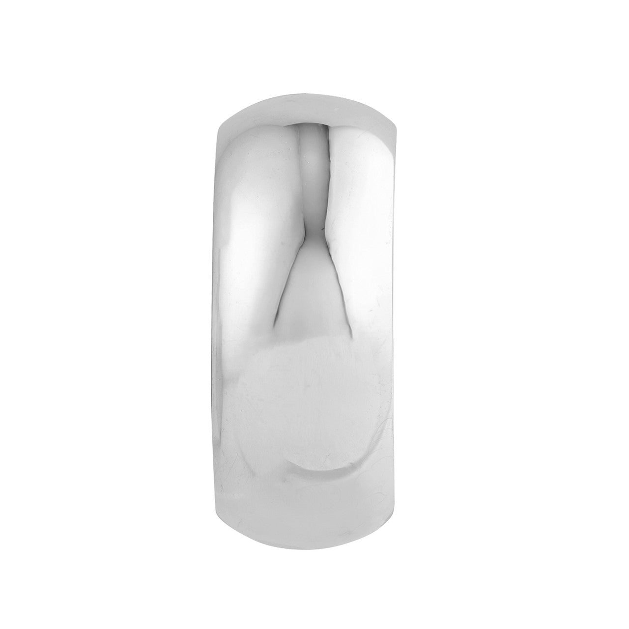 D-Tube Round Hoop Earrings 14K Gold