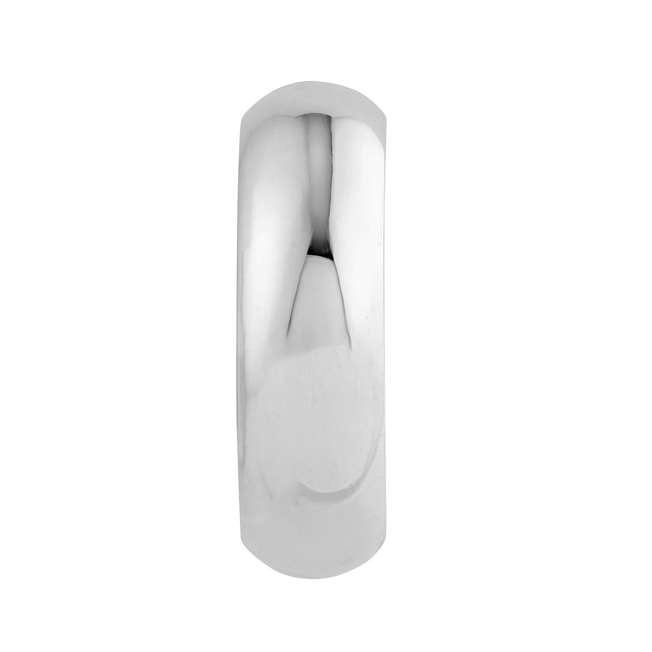 D-Tube Round Hoop Earrings 14K Gold