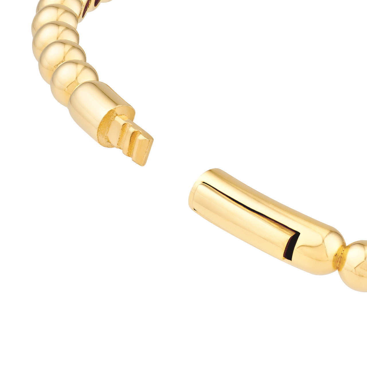 Graduated Bead Bangle in 14K Yellow Gold