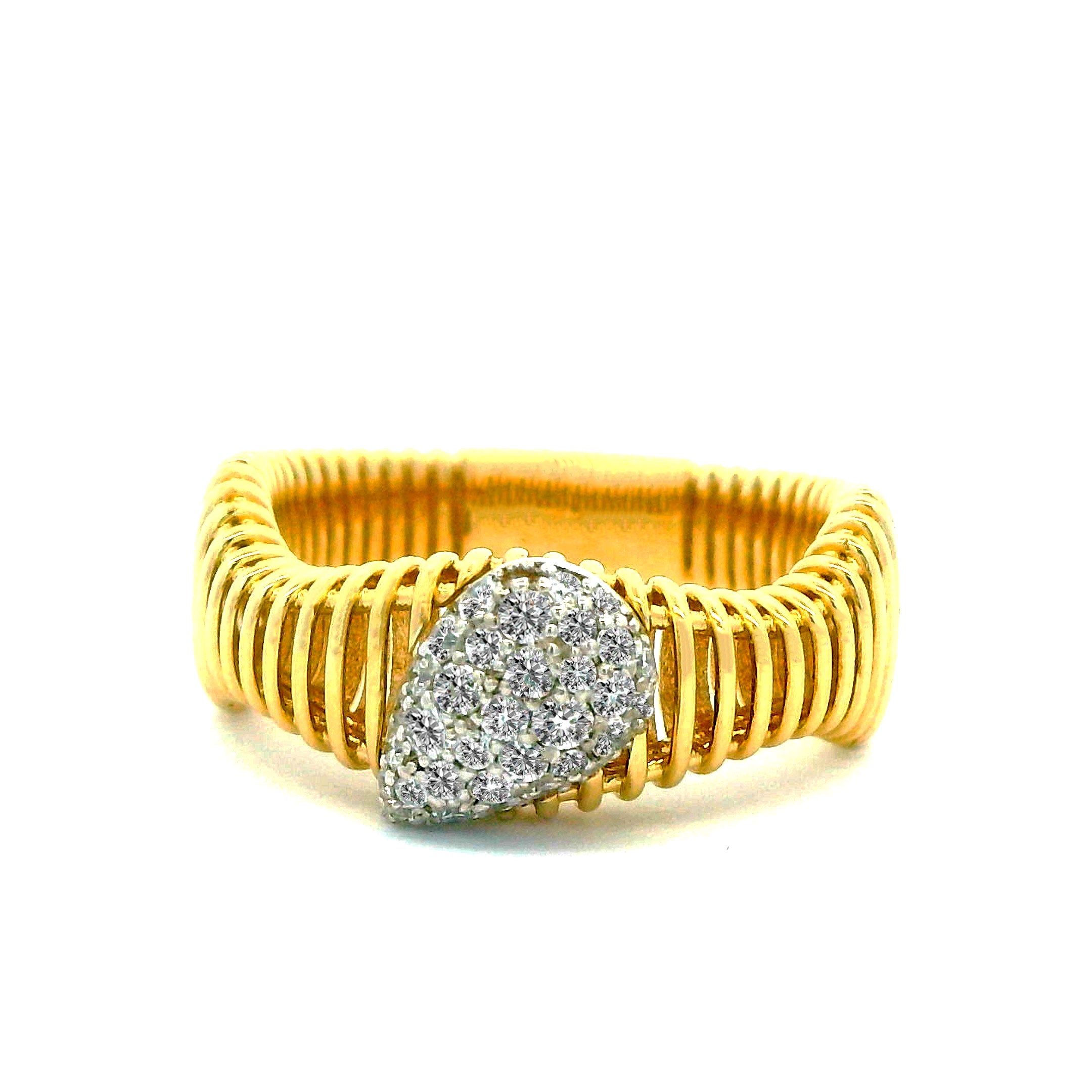 0.34 CTW Diamond Ring 14K Two-Tone Gold
