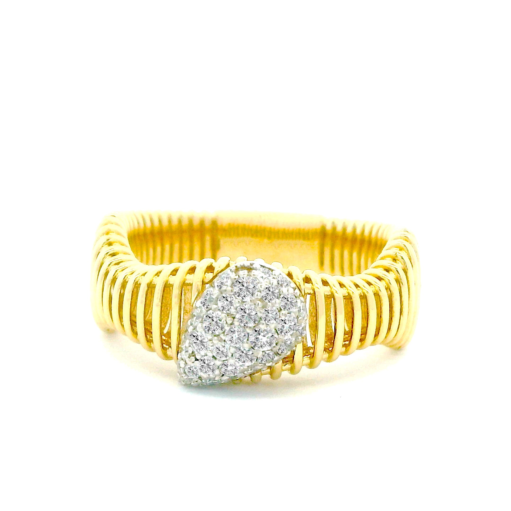 0.34 CTW Diamond Ring 14K Two-Tone Gold
