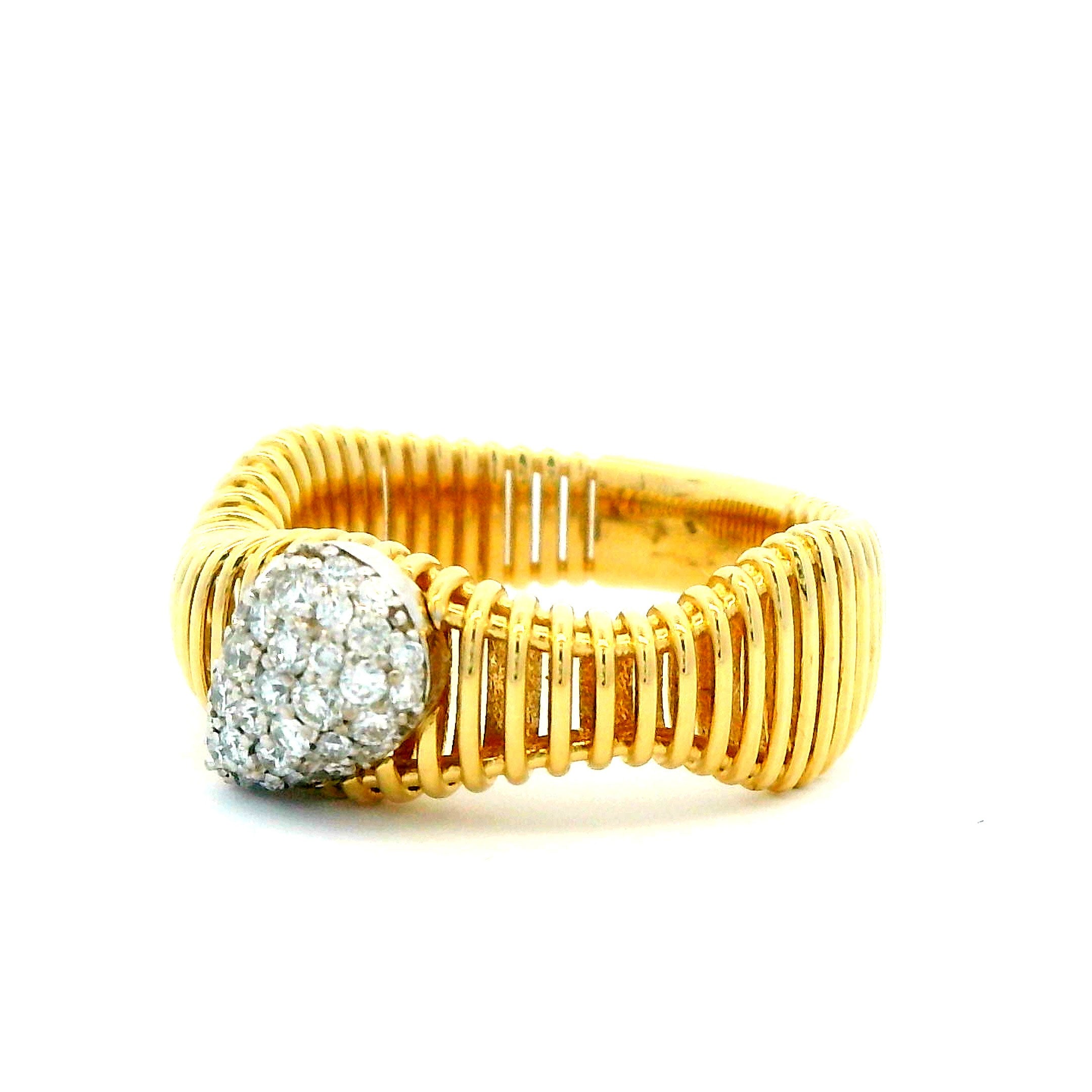 0.34 CTW Diamond Ring 14K Two-Tone Gold