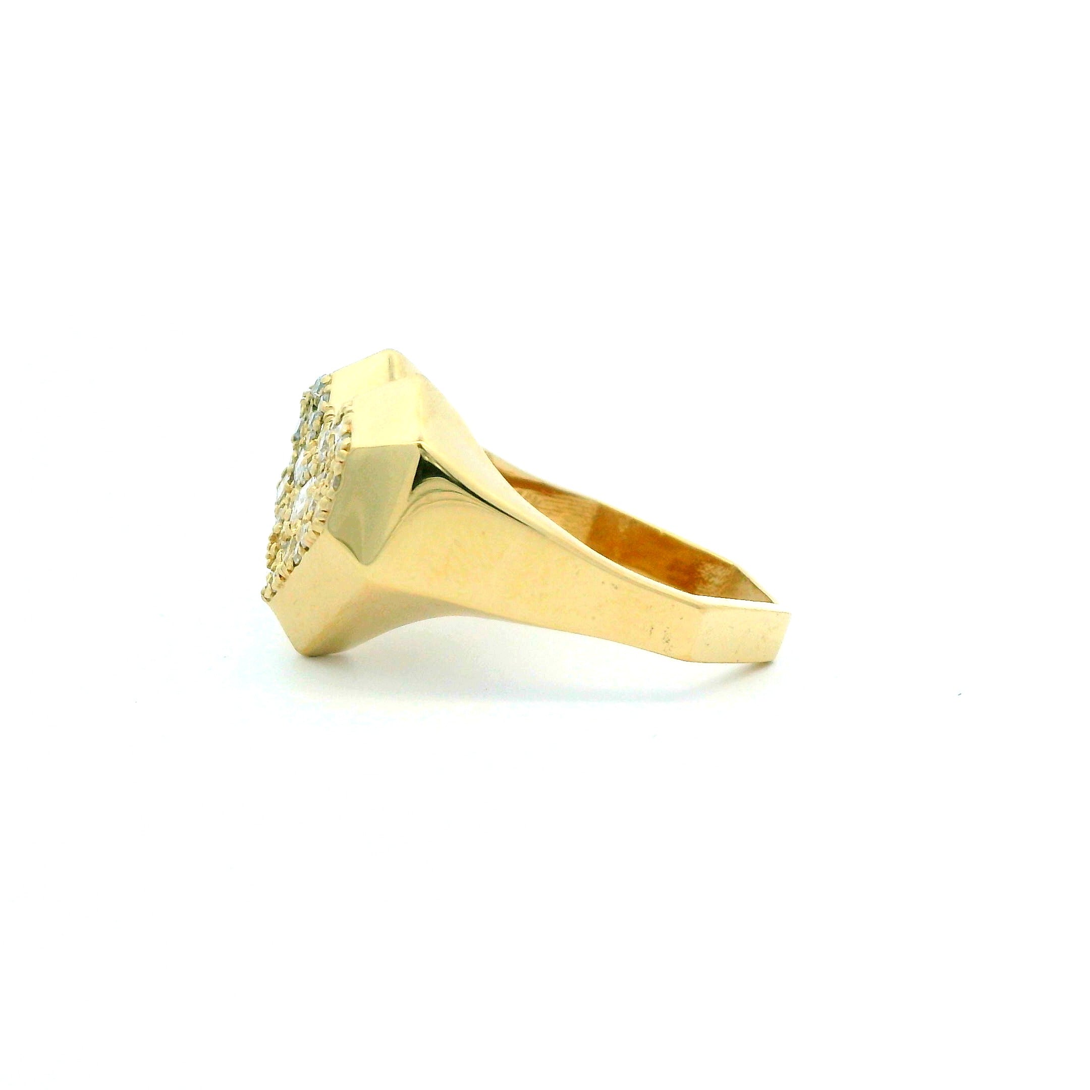 0.48 CTW Heart-Shaped Diamond Ring 14K Yellow Gold