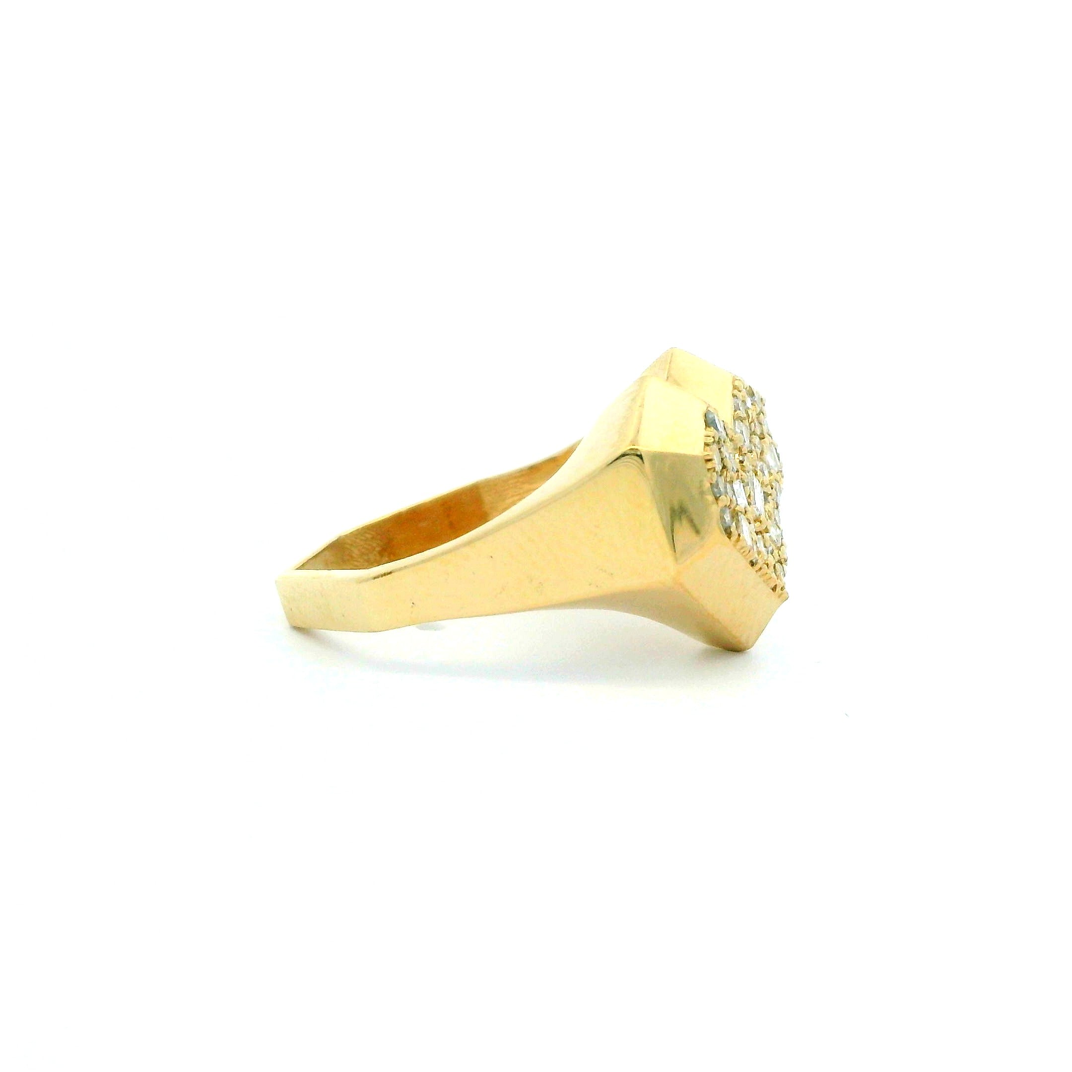 0.48 CTW Heart-Shaped Diamond Ring 14K Yellow Gold