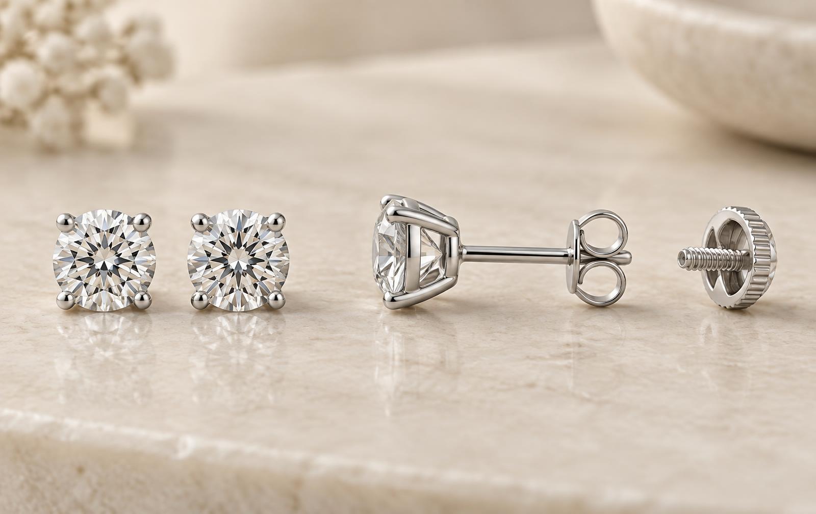 Diamond Studs educational jewelry study