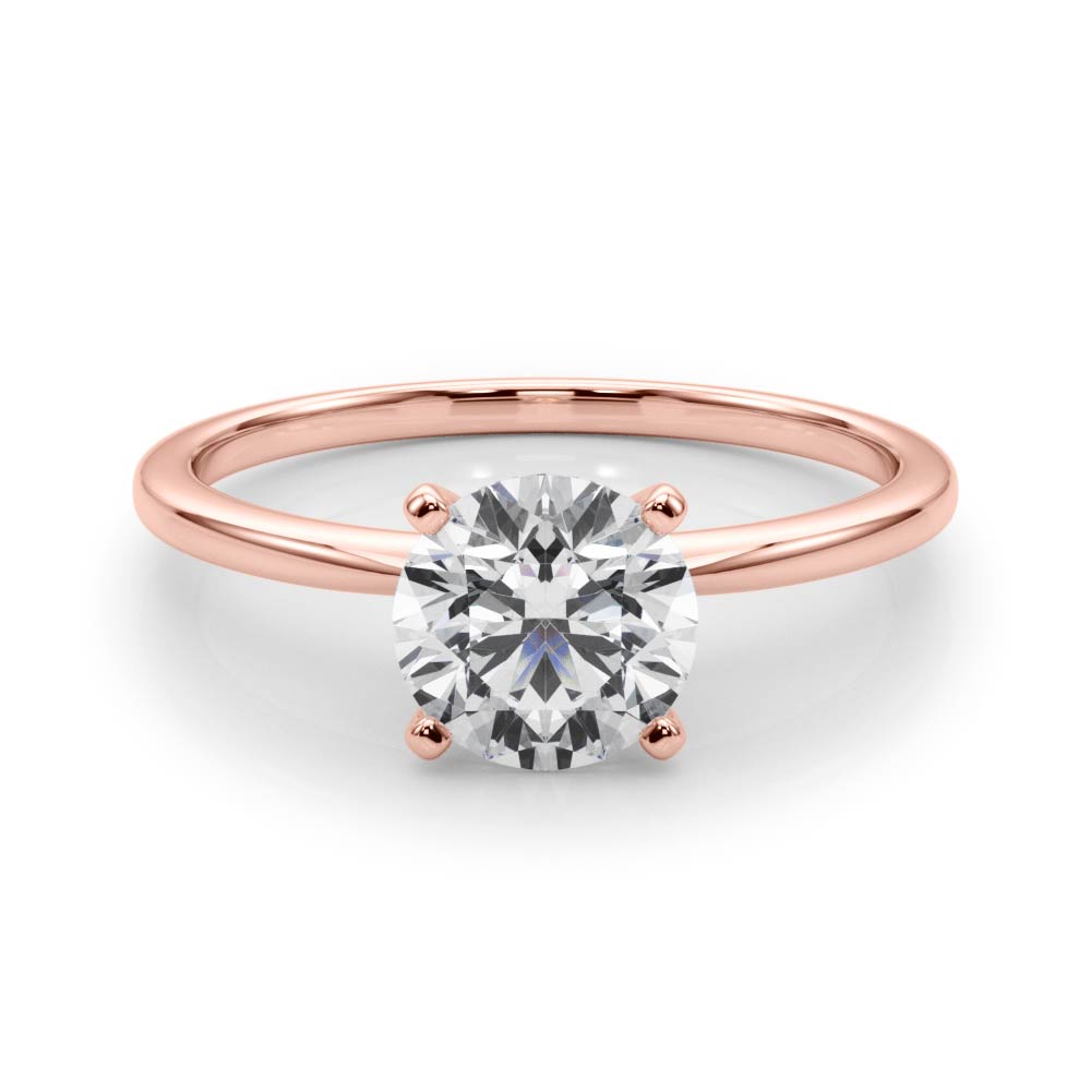 0.50 CTW to 2.00 CTW Round Brilliant Cut Solitaire Engagement Ring