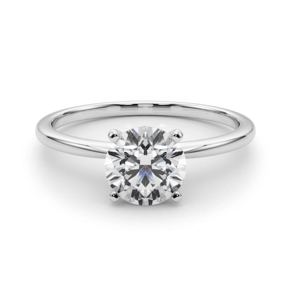 0.50 CTW to 2.00 CTW Round Brilliant Cut Solitaire Engagement Ring