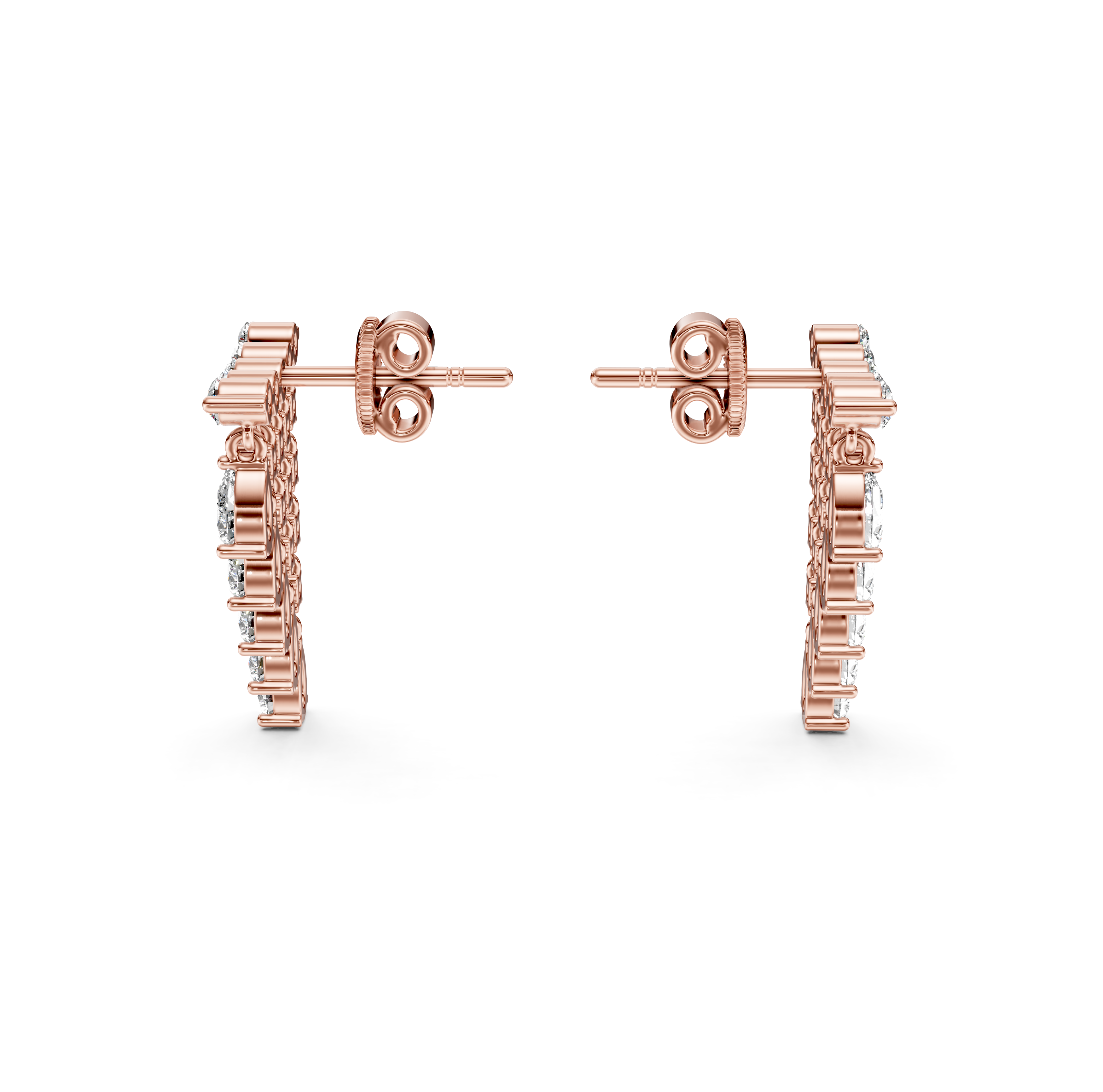 Rain Drop Diamond Earrings