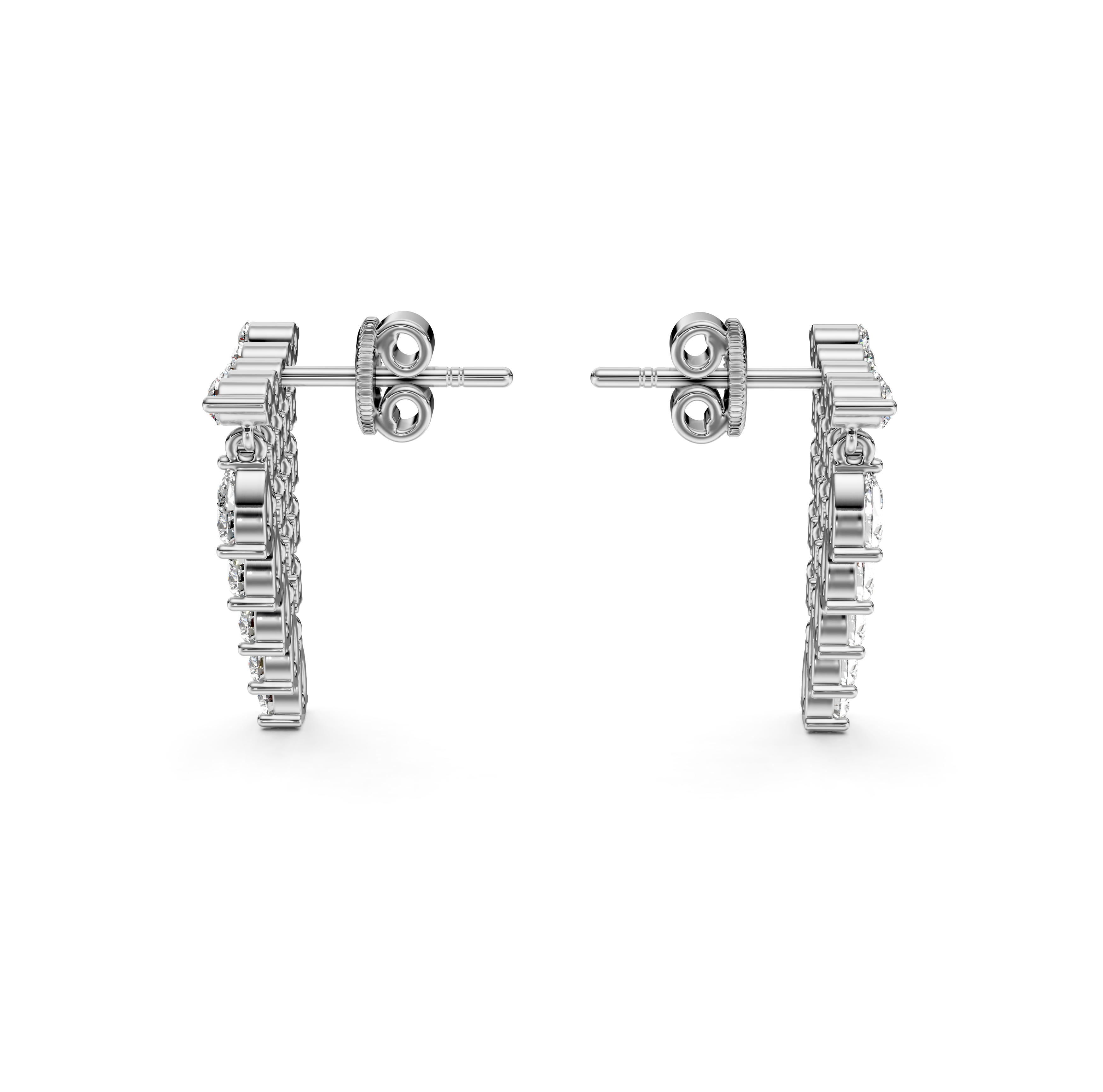 Rain Drop Diamond Earrings