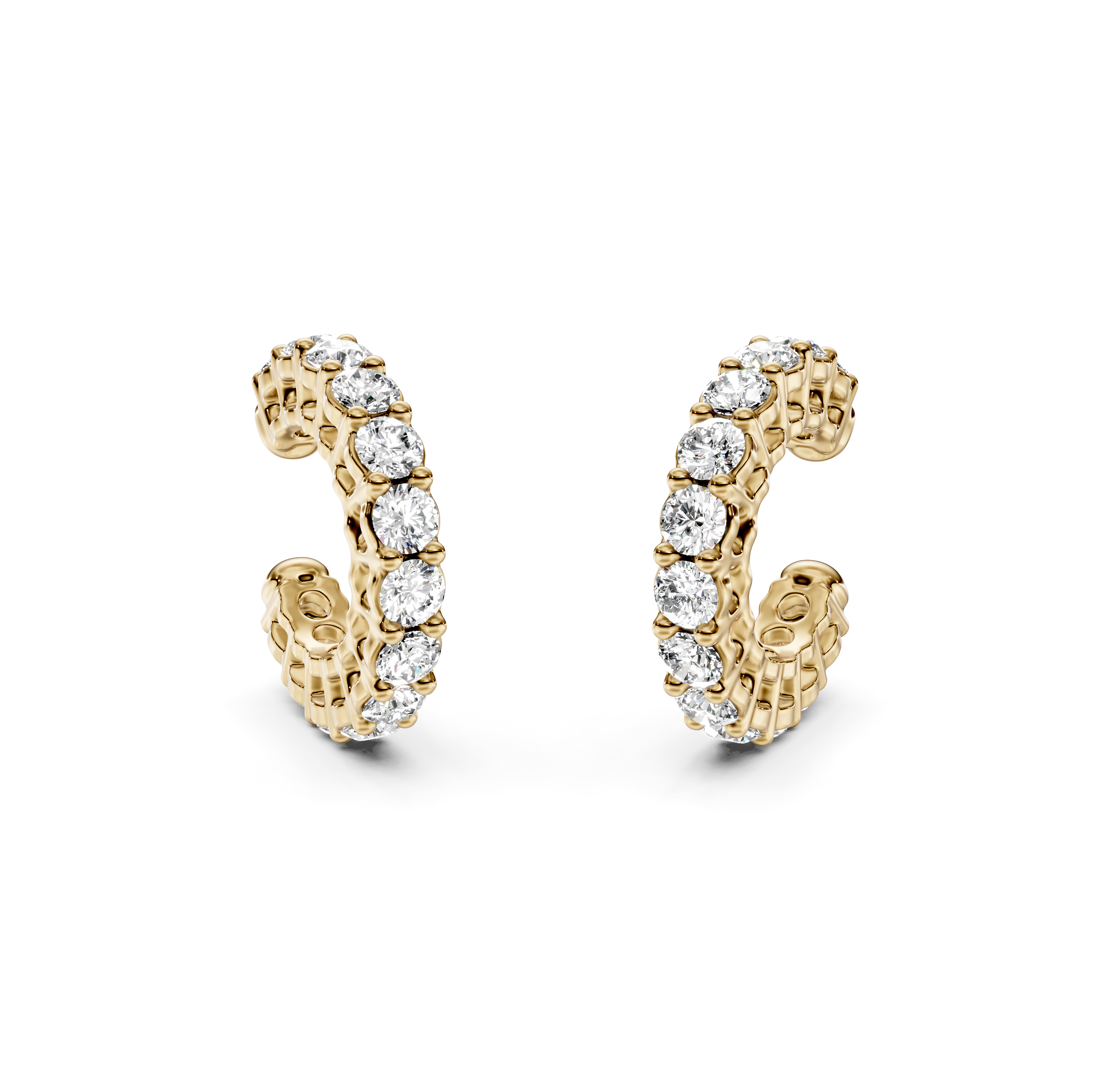 Diamond Pavé Ear Cuffs