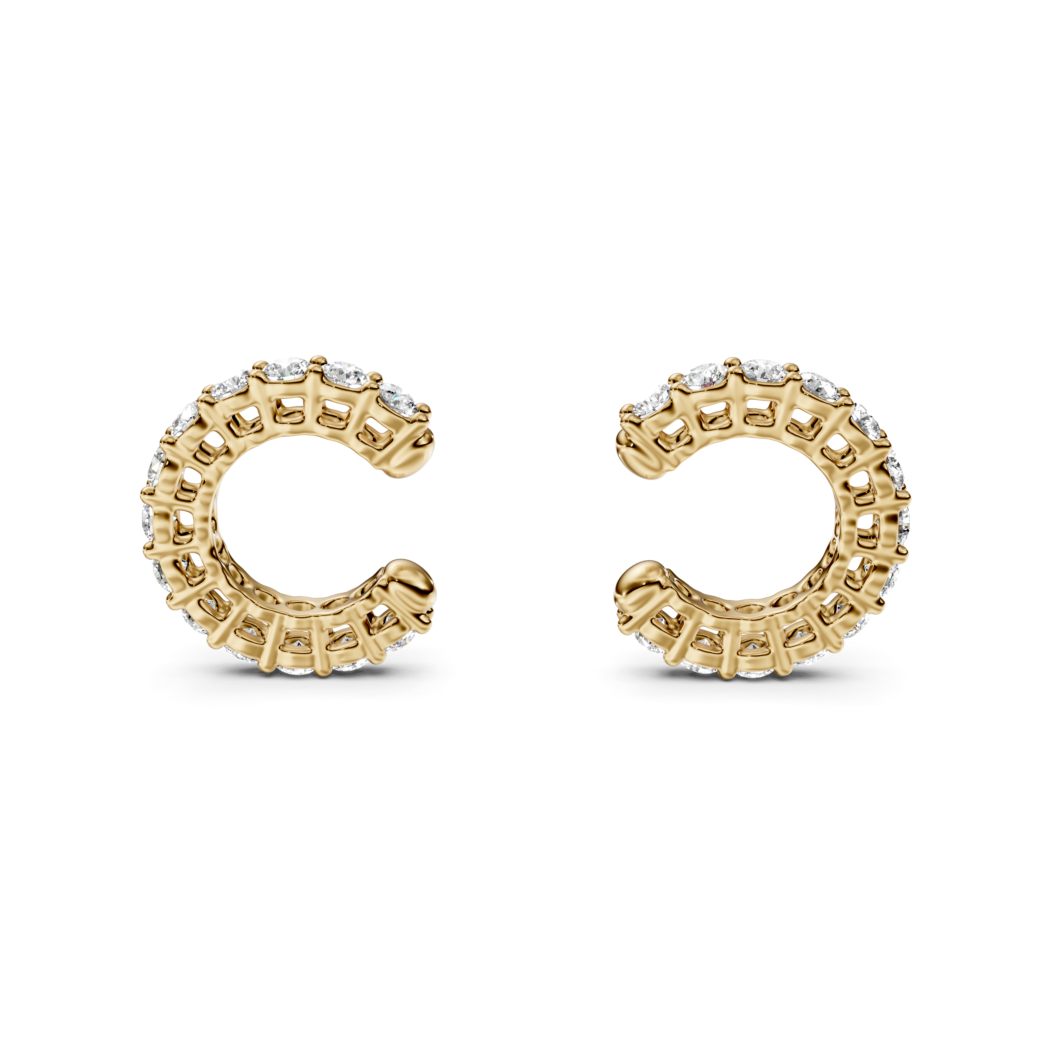Diamond Pavé Ear Cuffs
